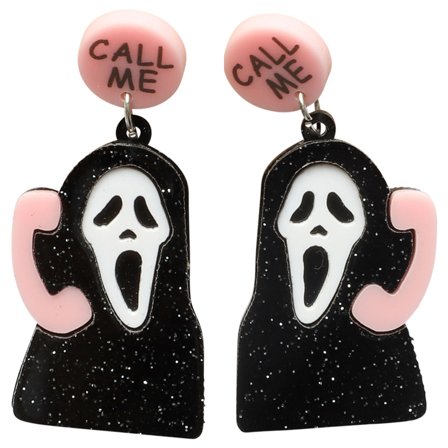 Halloween Örhängen Scream Call Me