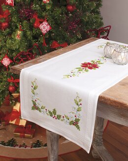 Stickpackung Läufer Weihnachtssterne - Vervaco