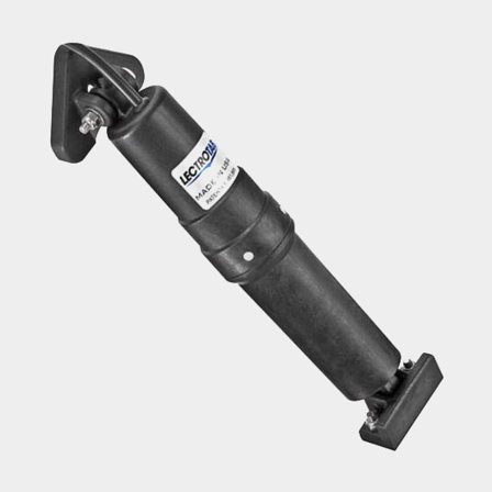 Cilindro per flap Lectrotab, 12 V, 57 mm / 2.25" (corsa), 1 x cilindro + cavo (8,5 metri) + staffe