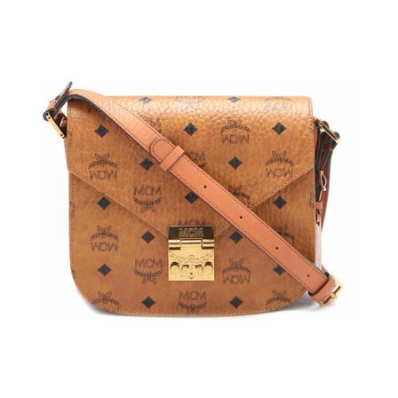MCM Pre-owned, Pre-owned Cross Body Bags Bruin, Dames, Maat:ONE Size