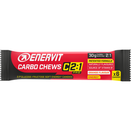 Enervit Carbo Chews C2:1 Pro Caramelle Gommose Energetiche 34g