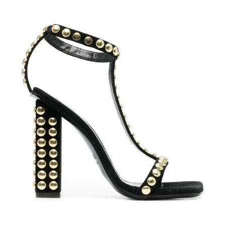 Just Cavalli, High Heel Sandals Zwart, Dames, Maat:40 EU