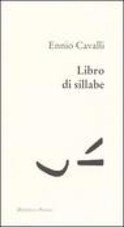 Libro di sillabe Ennio Cavalli