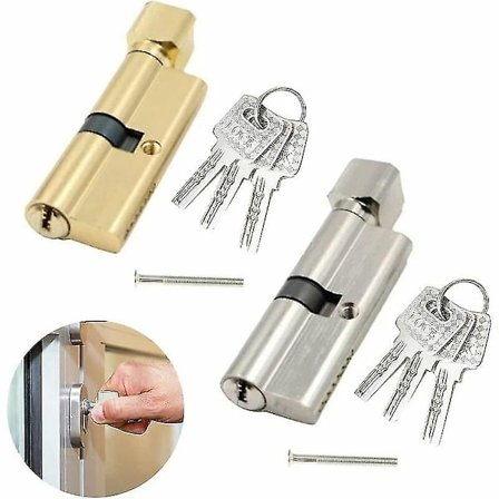 Cylinder 70mm*29mm Sikkerheds låsecylinder Hjem cylinder lås knop Udvendig dør