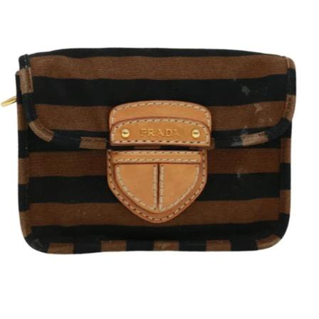 Prada Vintage Pre-owned Canvas prada-bags Brun, Dame Vintage Tasker, Størrelse: ONE Size