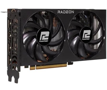 POWERCOLOR Radeon RX 7600 Fighter - 8GB GDDR6 RAM - Grafikkort
