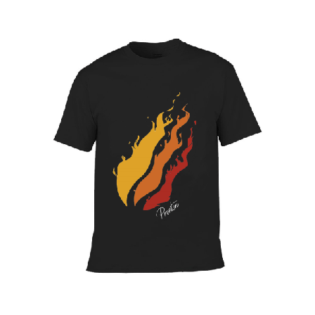 Preston Playz T-paita miehille ja naisille musta black 130cm