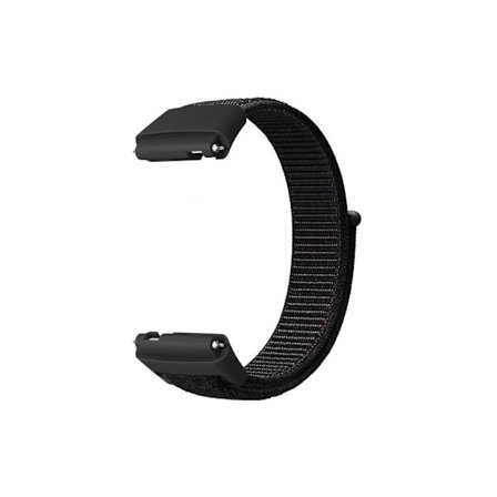 Xiaomi Redmi Watch 3 Lite / Watch 3 Active Nylon klockarmband Loop Fastener ersättningsband - Svart