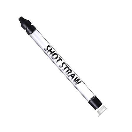 1 stk. Shot Straw, Shot Holder Straw til drikkevarer, Chasers Smooth Sipping og Easy Pouring Passer til alle standardflasker