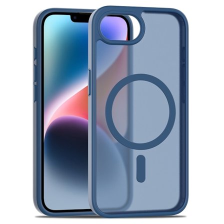 iPhone 16e Skal MagSafe Skin Touch Blå