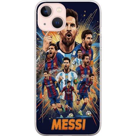 Yhteensopiva Puhelinkuori Apple Apple iPhone 13 Lionel Messi juliste Barcelona Argentiina jalkapallo legenda numero 10 MM GET jalkapalloilija taide