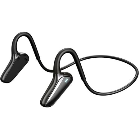 ING Hodetelefoner - Trådløse Bluetooth-hodetelefoner med beinledning, vanntette ørepropper, med mikrofon, trådløse Bluetooth-øreklips