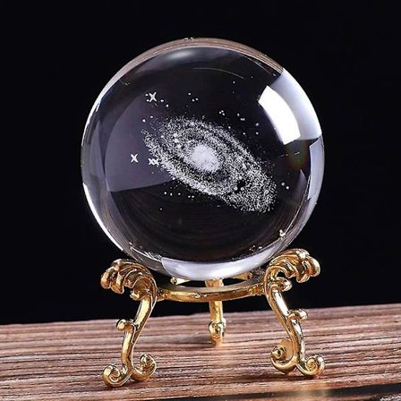 Kristallipallo jalustalla K9 Kristallipallo Meditaatio Healing Feng Shui Kristallipallo