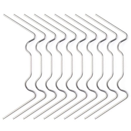 120 växthusklämmor i rostfritt stål, extra tjocka storm- och rostfria växthusklämmor i rostfritt stål, montering av ihåliga paneler växthus