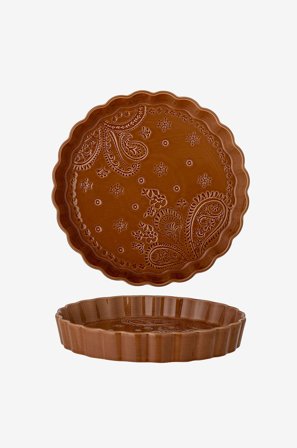 Bloomingville - Tærteform Rani - Brun - Ovnfade - Fra Homeroom
