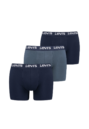 Levi's Repeat Logo Boxer brief 3-Pack Kalsonger Herr Blå XL