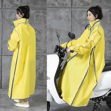 Eva Regnfrakke Dame Herre Lynlås Hætte Poncho Motorcykel Regntøj Lang Model Vandretur Regnjakke Rygsæk Regnfrakke