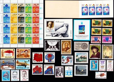 Europæiske lande - Frimærkepakke - Postfrisk