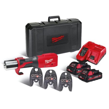 Milwaukee M18 ONEBLHPT-302C U-SET Pressemaskin med U-bakke, batteri og lader, Maskiner