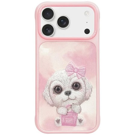Nimmy Big Eyed Pet 2.0 Hundeveske for iPhone 17 - Rosa