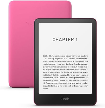 Amazon Kindle Paperwhite 2024 (16GB) Raspberry, 7" lesebrett, 300 ppi, Wi-Fi, Special Offers Edition