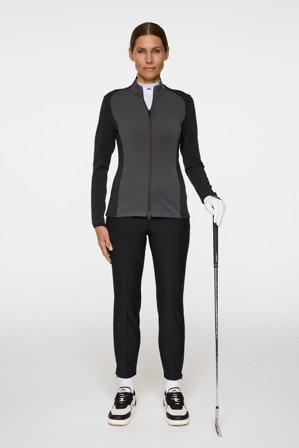 J.Lindeberg - Nami Zip Mid Layer - Golf - Black - Women - S