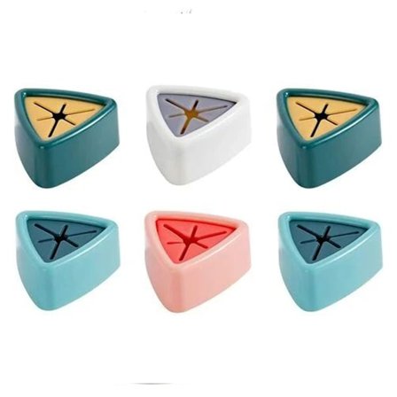 Selvklæbende håndklædeholder til køkken, håndklædeholder, selvklæbende håndklædeholder, håndklæde kroge, håndklæde tørrestang i ABS, ingen boring, 6 