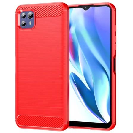 Carbon Flex Motorola Moto G50 5G skal - Röd Röd