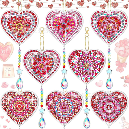 DIY Diamantmålning Spegel för Vuxna och Barn DIY Specialformad Kristalldiamantmålningssats Spegel Smink Spegel Jul Halloween Födelsedagspresenter