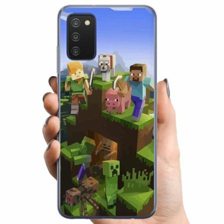 Samsung Galaxy A03s Tpu Mobilskal Minecraft