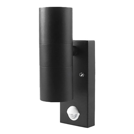 Utomhusvägglampor Nätströmmad Pir Rörelsesensor Upp Ner Rostfritt Stål Vägglampor Ip44 Vattentät