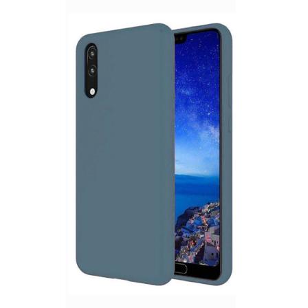 Samsung Galaxy A50 Skal Gråblå Silikonskal Blå