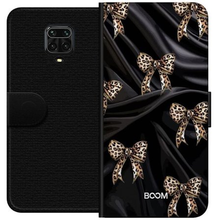 Plånboksfodral till Xiaomi Redmi Note 9S med Leopard Bow