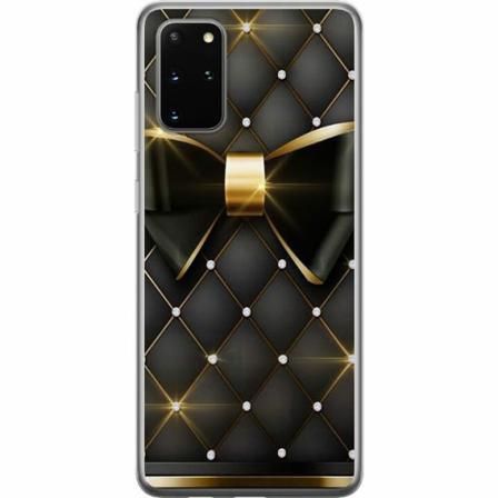 Samsung Galaxy S20+ Genomskinligt Skal Gyllene Rosett