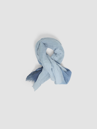 MATCH - Linn skjerf - Marie Philippe - Str. ONESIZE - Dame - Tilbehør - Blå - 30& bomull. 70% lin