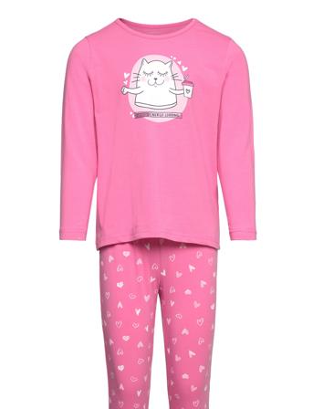 Nmfkornela Ls Nightset Pyjamas Sett Rosa Name It*Betinget Tilbud