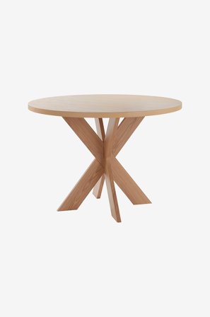 Jotex - Spisebord Ø 100 Cm Eikefinèr - LUGNVIK - Kjøp Spisebord hos Jotex