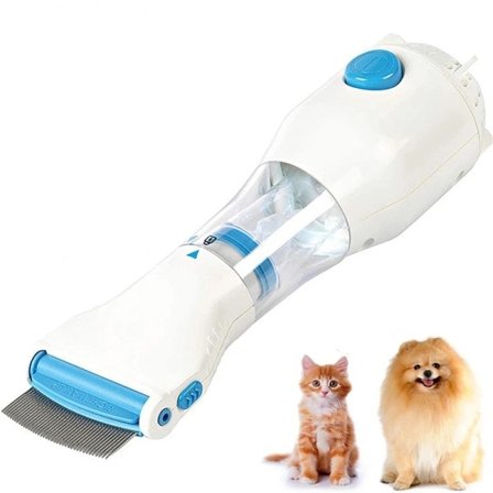 Elektrisk Lus Grabber Multifunktionel Fysisk Loppe Fjernelse Dræber Børste Kæledyr Kam Katte Hunde Hår Renser