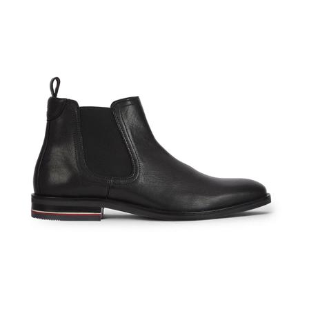 Tommy Hilfiger, Chelsea Boots Zwart, Heren, Maat:40 EU,rubber