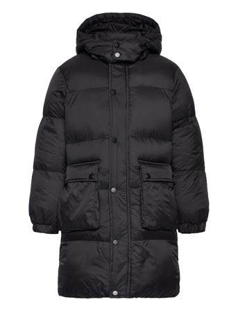 Tndafina Long Jacket Outerwear Jackets & Coats Winter Jackets Svart The New*Betinget Tilbud