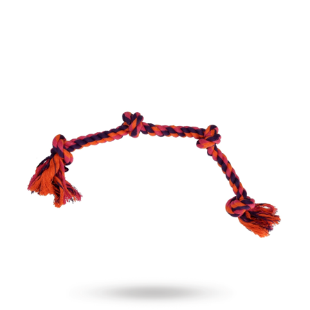 Dogman Repleksak 4 knutar Orange - Hundleksaker