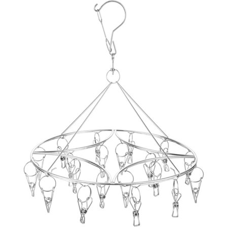 Roterende sokk- eller undertøytørker i rustfritt stål