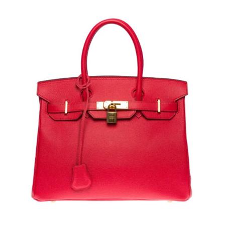 Hermès Vintage, Pre-owned Leather handbags Rood, Dames, Maat:ONE Size,leer