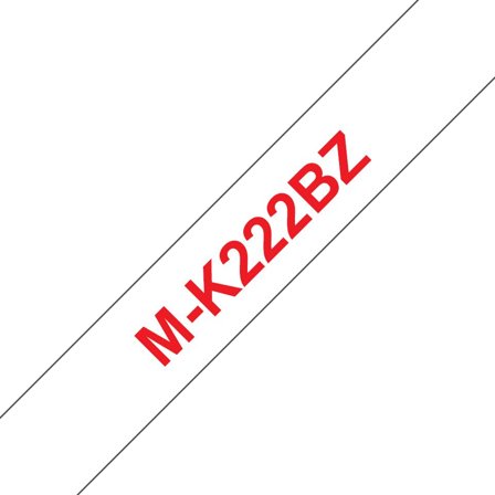 Brother M-K222BZ - tape - 1 kassett(er) - Rull (0,9 cm x 8 m)