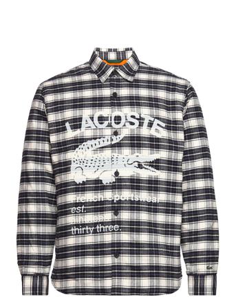 Woven Shirts Overshirts Monivärinen/Kuvioitu Lacoste