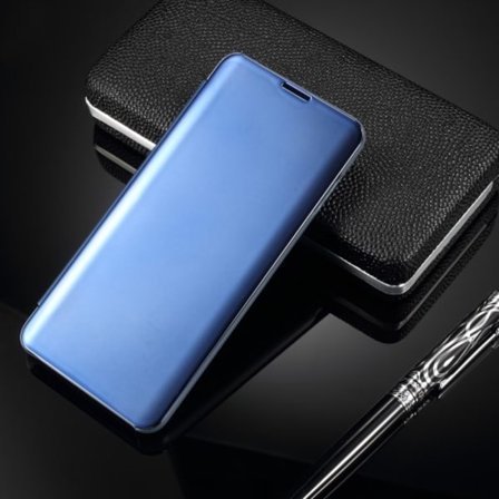 Window Mirror Fodral till Samsung Galaxy S10 - Blå