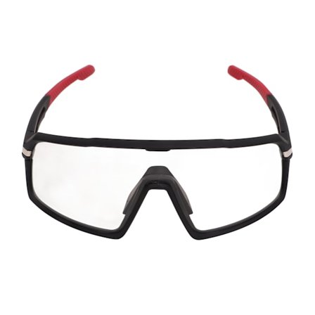 Sykkelbriller Polariserte Solbriller Veibriller Svart Rød for Utendørs Fiske Sykling