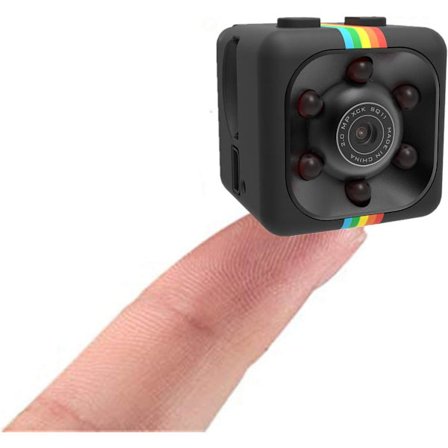 Mini SQ11 HD-kamera med nattsyn og 1080p-oppløsning (svart farge)