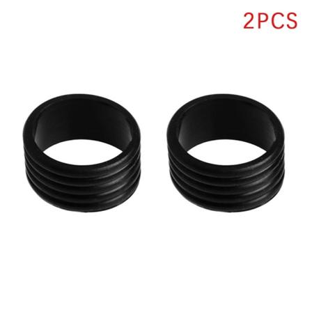 2/4 stk Gummi tennisracket grep Tetningsring Fast tennisstativ Black 2PCS