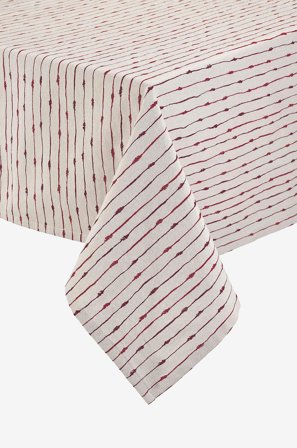 Svanefors - Duk Unni - Rød - Duker - 145X280 - Fra Homeroom